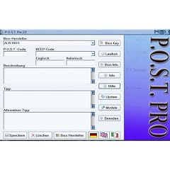 POST PRO 2.0 �bersetzter f�r POST Codes und vieles meehr