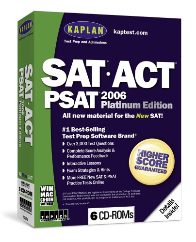 Kaplan SAT/ACT/PSAT 2006 Platinum (PC & Mac)
