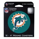 Miami Dolphins 12 Pack Boxed Coasters