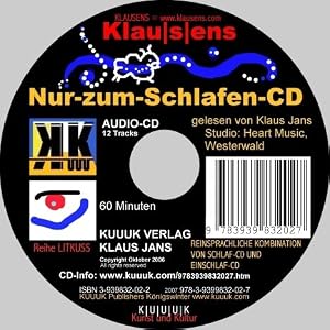 Nur-zum-Schlafen-CD: Reinsprachliche Kombination von Schlaf-CD und Einschlaf-CD