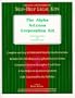 The Alpha Arizona Corporation Kit: Special Book Edition with Removable Forms
