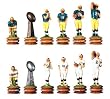 Chess Set - Football - 3.0" Height - Board Not Included