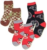 Small Paul by Paul Frank Boys 3 pack Socks 6-12M