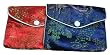 Chinese embroidered snap / zipper pouch set of 2 - assorted colors (#130)