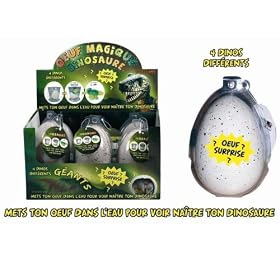 LOT 6 OEUFS MAGIQUES GEANTS DINOSAURES - CMP