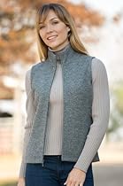 Hot Sale Ibex Carrie Vest Heavy - Women's Lt Seal Heather Medium