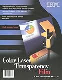 250 IBM Transparency Film Sheets for Color Laser Printers, With Sensing Stripe