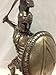 Spartan Warrior with Sword & Hoplite Shield Sculpture - Ships Immediatly !