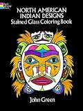 North American Indian Designs Stained Glass Coloring Book (Dover Coloring Book)