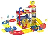 Eigenschaften Wader 50965 / Knuffieland 50965 - Garage mit 3 Ebenen, mit Spielstrasse, 2 Knuffies, Waschanlage, Aufzug, Tankstelle und Hebebühne