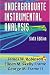 Books : Undergraduate Instrumental Analysis, Sixth Edition