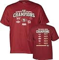 San Francisco 49ers -Red- 5X Super Bowl Champions Commemorative T-Shirt