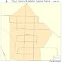 Street & Road Map of Belgrade, Nebraska NE - Printed poster size wall atlas of your home town