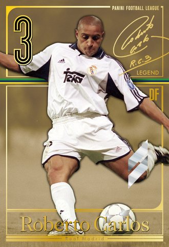 【パニーニフットボールリーグ】 LEGEND ロベルト・カルロス PFL03 142/145 【PANINI FOOTBALL LEAGUE】