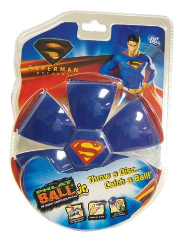 Childrens Toyshop  Toys : Superman Junior Phlat Ball