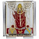 Tarot The Hierophant Mega Italian Charms Bracelet Link