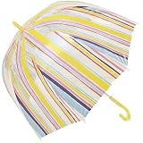 Stripe Bubble Umbrella - Yellow
