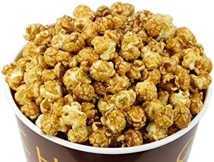 Signature Popcorn, 1-Gallon Solid Gold Reusable Metal Tin - Caramel