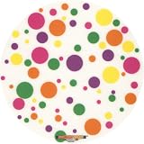 WOW!PAD 8.5" Diameter Pastel Dots Mouse Pad--Multi Color ( 8DD17-010 )
