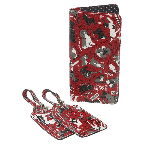 Sydney Love Dogs Rock Luggage Tags and Passport Holder