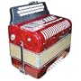 3 Row Button Accordion.
