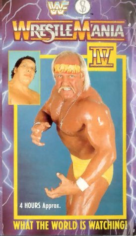 CD-Charts  VHS : WWF - Wrestlemania 4 [1988]