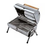 Explorer Stainless Steel Barrel Portable Charcoal BBQ