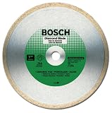 Bosch DB766 Premium Plus 7-Inch Wet Cutting Continuous Rim Diamond Saw Blade with 5/8-Inch Arbor for Tile