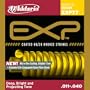 D'Addario EXP77 Coated 80/20 Bronze Mandolin Strings, Medium, 11-40