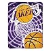 NBA 60 x 80 Super Plush Throw - Los Angeles Lakers