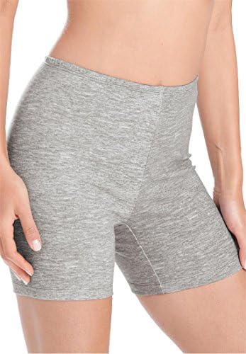 Comfort Choice Women's Plus Size Stretch Cotton Fitted Boxer Brief