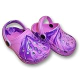 Infant Toddler Girl's Tie Dye Pink and Purple Clogs
