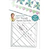 Quilt In A Day Triangle Square Up Ruler, 4.5" by 4.5"