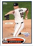 2012 Topps Opening Day Baseball #106 Josh Johnson Miami Marlins - ENCASED Trading Card