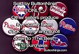 Set of 10 Philadelphia Phillies Pins 1.25" Buttons MLB Baseball
