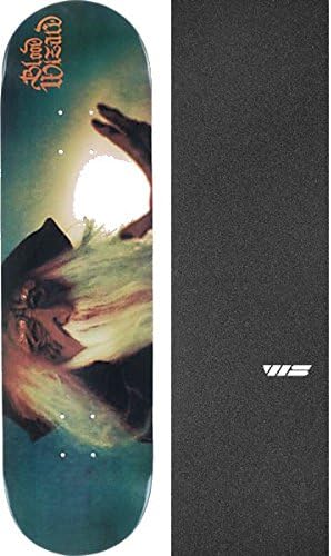 Blood Wizard Skateboards Conjuring III Skateboard Deck - 8.25" x 31.63" with Jessup Die-Cut Grip Tape - Bundle of 2 items