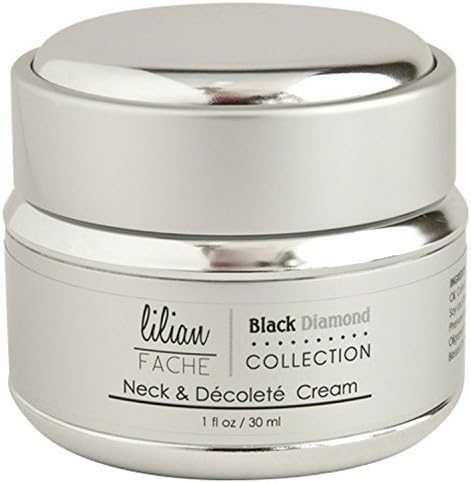 Neck &amp; Dcollet - By Lilian Fache - Skin Care - Anti Aging Cream for Neck and Chest (Dcollet) - Skin Rejuvenation for Aging Spots and Wrinkles -Black Diamond Dust Infused - Beauty Skin Care Product - Collagen Restoring - Try This One of a Kind Anti Aging Wrinkle and Spot Cream with Confidence - 1oz./30ml by Lilian Fache