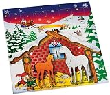 Horse & Pony Sticker Christmas Advent Calendar - A new gittering design every day - Perfect for horse & pony mad children