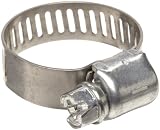 Precision Brand M6P Micro Seal, Miniature Partial Stainless Worm Gear Hose Clamp, 5/16