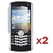 2-Pack Reusable Screen Protector for Blackberry Pearl 8100 / 8110 / 8120 / 8130