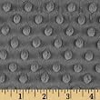 60 Wide Minky Cuddle Dimple Dot Charcoal Fabric By The Yard