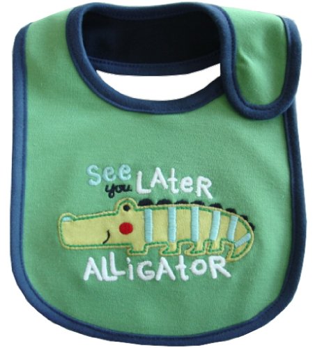 ベビー スタイ★よだれかけ★ビブ♪ All i gator ワニ ♪無料ラッピング包装でお出産祝いにも☆