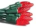 Good Tidings LED00208 LED C6 Christmas Light Set, Red