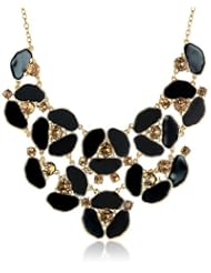 kate spade new york "Disco Pansy" Bib Necklace, 18"