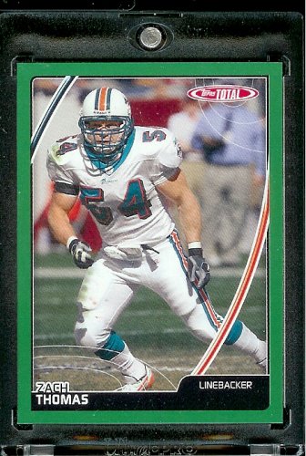 2007 Topps Total # 311 Zach Thomas - Miami Dolphins - Football Card