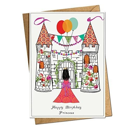 Princess Happy Birthday Card