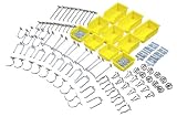 Triton Products 76995 DuraHook Pro-Series Pegboard Hook and Bin Assortment