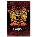 (24x36) Rock Band (Tiger) Video Game Poster Print