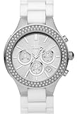DKNY Ceramic Chronograph Silver Dial Women's watch #NY8259