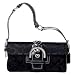 AUTHENTIC COACH SOHO SIGNATURE SMALL FLAP PURSE 6280 (Black)